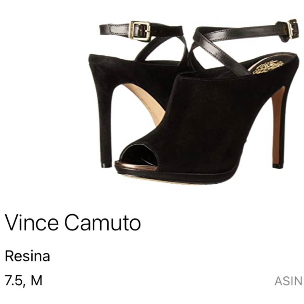 Vince Camino Resina Bootie Black Size 7.5